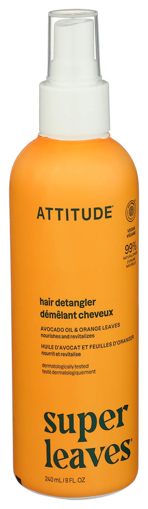 Attitude Detangler Hair Orng Lvs - Left - Front
