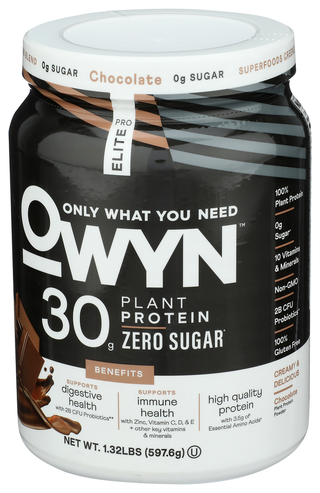 Owyn Protein Elite Chocolate - Right - Front