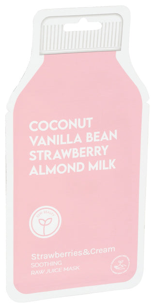 Esw Beauty Mask Sheet Strwbry Cream - Left - Front