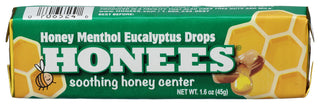 Honees Lozenge Eucalyptus 20pc - Centre - Front