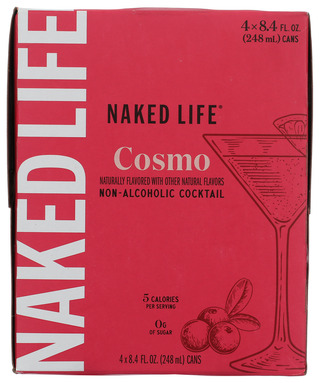 Naked Life Na Cktl Cosmo 4pk - No Plunge - Front