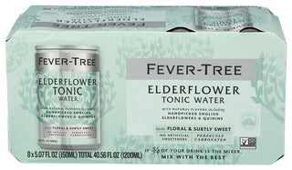 Fever Tree Water Tonic Elderflower - Centre - Front