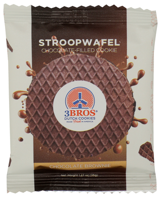 3bros Wafer Choc Brwni Sngl - Centre - Front