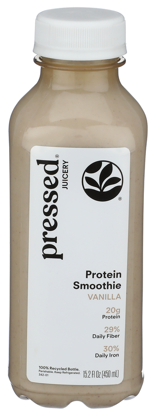 Pressed Juicery Smoothie Prtn Vanilla - Centre - Front