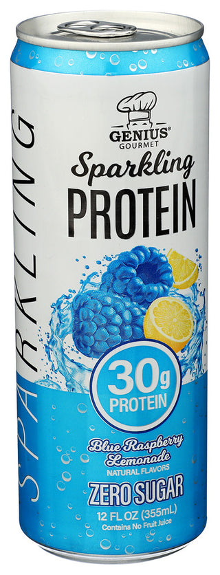 Genius Gourmet Keto Beverage Sprkl Bl Rs Lem - Left - Front