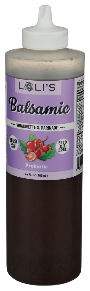 Lolis Foods Dressing Balsamic Avo - Right - Front