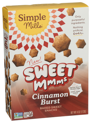 Simple Mills Cookie Cinnamon Burst - Left - Front