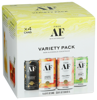 Free Af Na Mocktail Variety 4pk - Left - Front