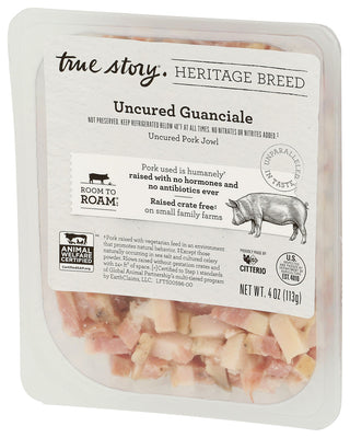 True Story Guanciale Uncured Hrtage - Right - Front