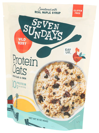 Seven Sundays Oats Protein Wildberry - Right - Front