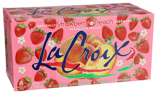 La Croix Water Sp Strwbr Pch 8pk - Left - Front