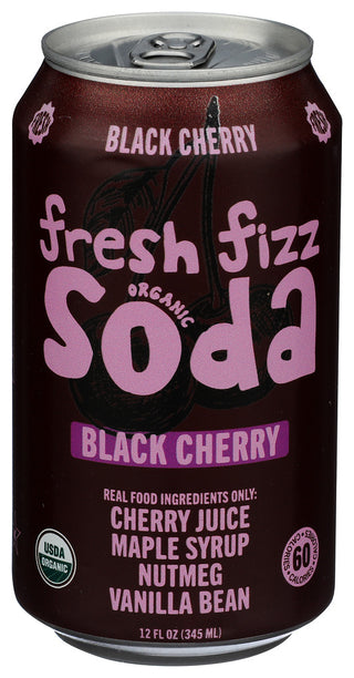 Fresh Fizz Soda Org Spk Blk Cherry - Centre - Front