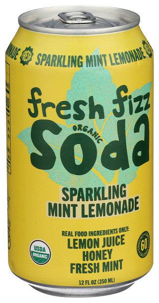 Fresh Fizz Soda Org Spk Mnt Lmonade - Left - Front