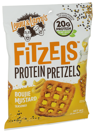 Lenny & Larrys Pretzel Boujie Mustard - Left - Front