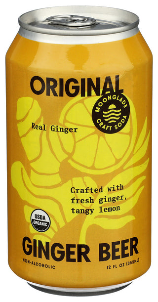 Moonglade Craft Soda Soda Ginger Beer Organic - Centre - Front