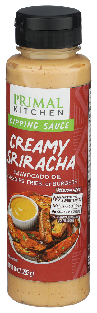 Primal Kitchen Sauce Dipn Crmy Sriracha - Right - Front