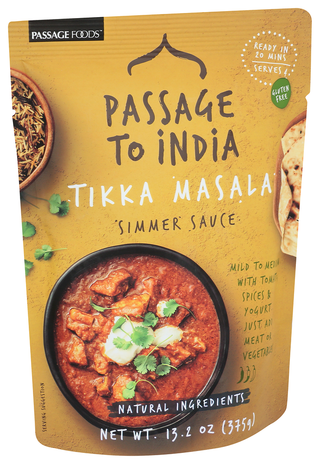 Passage Foods Sauce Tikka Masala - Left - Front