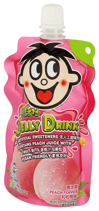 Want-want Drinks Jelly Ww Peach - Right - Front