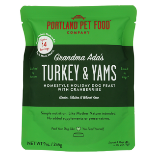Portland Pet Food Company Meal Dog Turkey Yam - No Plunge - Front