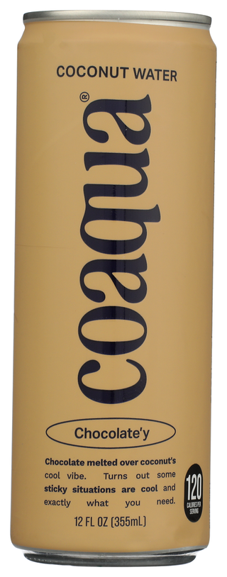 Coaqua Water Coconut Chocolatey - No Plunge - Front
