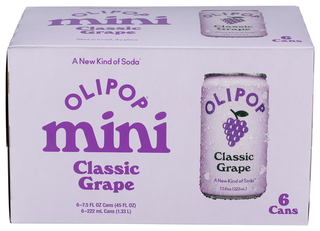 Olipop Soda Prb Cl Grp Mini 6pk - Centre - Front