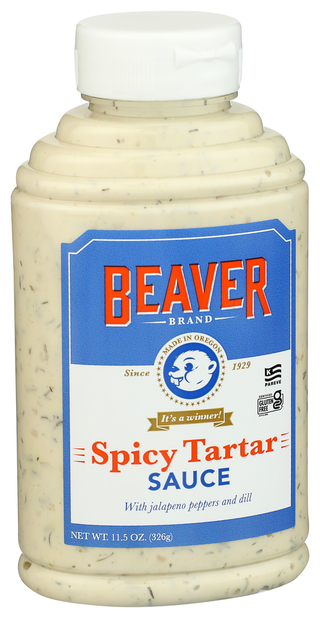 Beaver Sauce Tartar Spicy Sqz - Left - Front