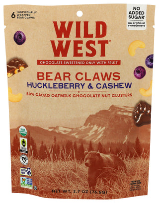 Wild West Nuts Hcklbrry Cshew Bear - Centre - Front