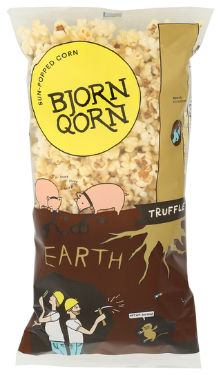 Bjornqorn Popcorn Earth Sunpoppd - Centre - Front