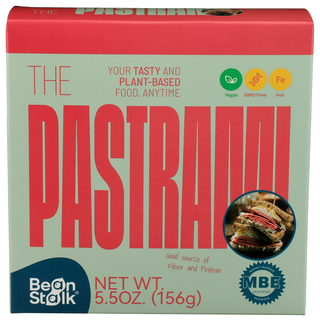 Beanstalk Brands Pastrami Plant Based - Centre - Front