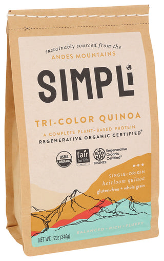 Simpli Quinoa Tricolor Regn Org - Left - Front