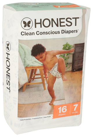 The Honest Company Diapers Sz 7 Pttrn Play - Left - Front