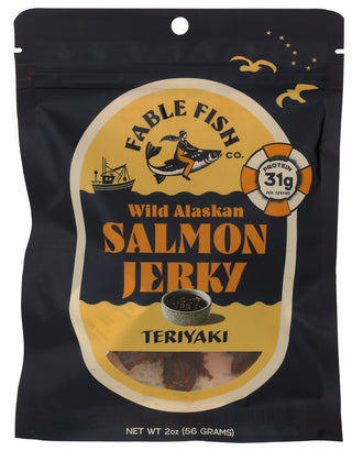 Fable Fish Co Jerky Tryki Wild Salmon - No Plunge - Front