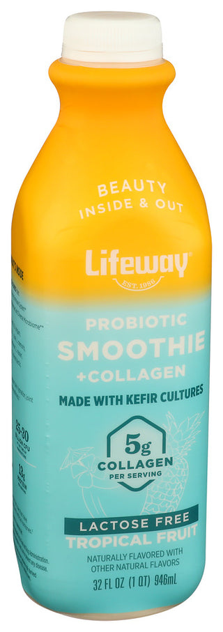 Lifeway Smoothie Tropical Fruit - Left - Front