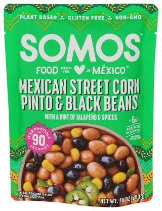 Somos Beans Blk & Corn Str Mex - Centre - Front
