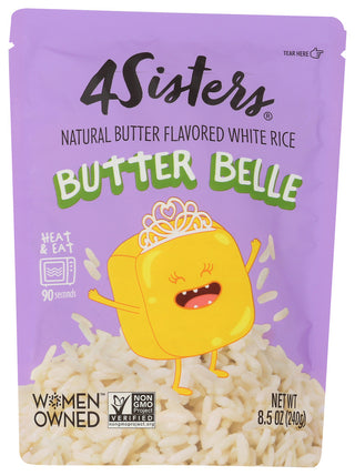 4sisters Rice Wht Bttr Belle Kids - No Plunge - Front