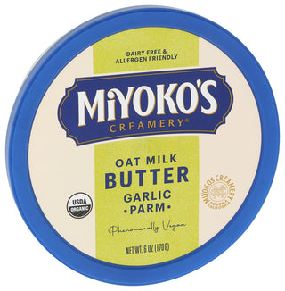 Miyokos Creamery Butter Oatmilk Grlc Parm - Left - Front