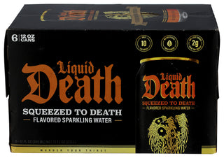 Liquid Death Water Sp Sqzd To Dth 6pk - Centre - Front