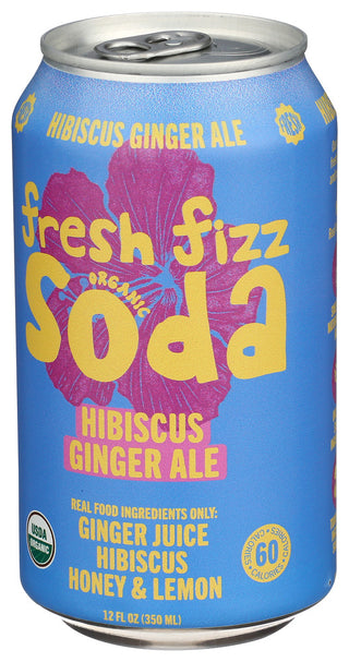 Fresh Fizz Soda Org Hibscs Gngr Ale - Right - Front