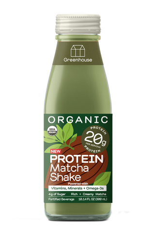 Greenhouse Protein Shake Matcha Org - null - Front