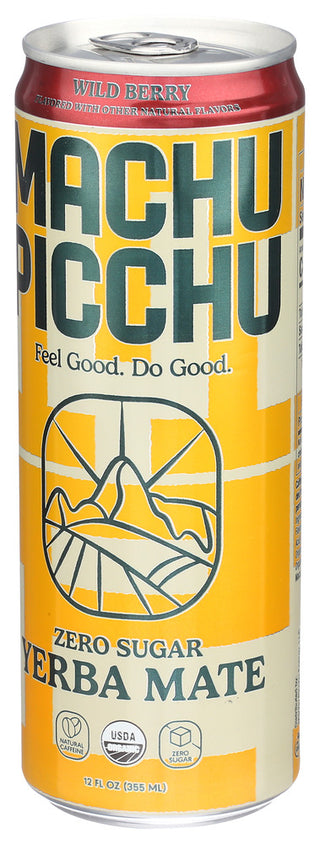 Machu Picchu Yerba Mate Wld Berry Org - Right - Front