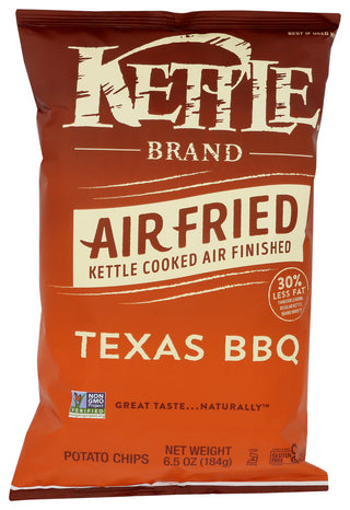 Kettle Foods Chips Potato Tx Bbq Arfr - No Plunge - Front