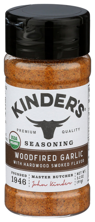 Kinders Ssng Garlic Woodfire Org - Centre - Front