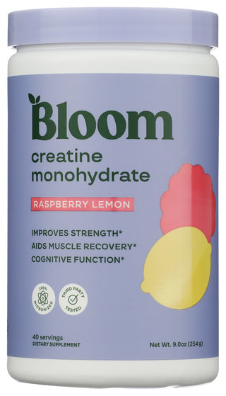 Bloom Nutrition Creatine Rasp Lmn - No Plunge - Front