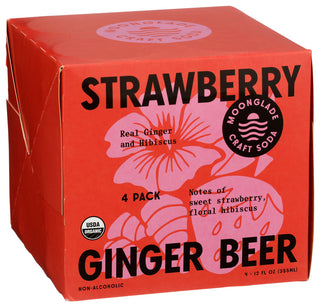 Moonglade Craft Soda Soda Straw Hib Ging 4pk - Left - Front