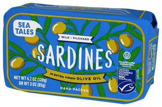 Sea Tales Sardines Evoo - Right - Front