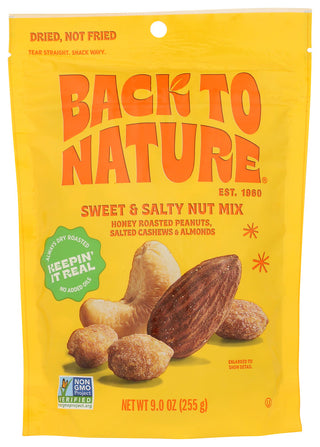 Back To Nature Nut Mix Sweet & Salty - No Plunge - Front
