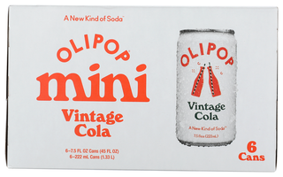 Olipop Soda Pr Vt Cola Mini 6pk - No Plunge - Front