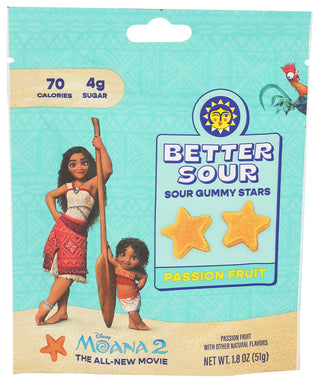Better Sour Gummy Stars Passion Fuit - Centre - Front