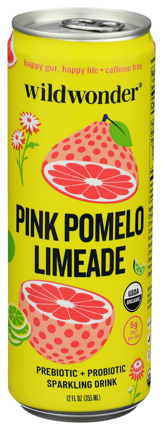 Wildwonder Drink Sprk Pomelo Limeade - Centre - Front