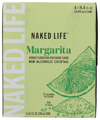 Naked Life Na Cktl Margarita 4pk - No Plunge - Front